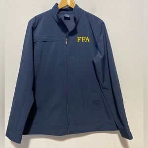 Charles Rivers Apparel  Navy Full Zip Lightweight XL Women’s Jacket “FFA”